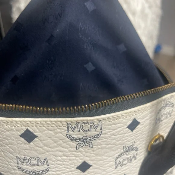 🤗 SOLD 🤗 MCM Satchel with Gold Accents - Picture 8 of 12